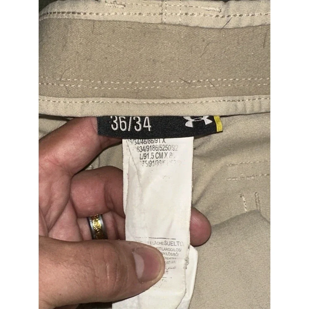 Under Armour Cargo Tactical Official Pants Mens 36x34 Athletic Stretch EUC